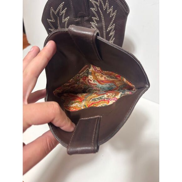 Miranda Cowboy Boots Women's Size 7 Brown Heeled Country Festival Nashville EUC - Picture 5 of 7